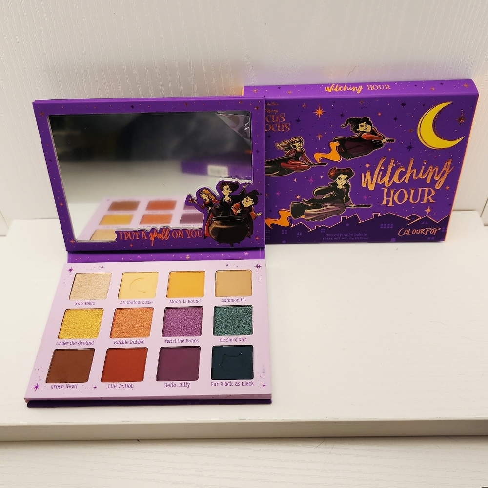 Colourpop Hocus Pocus Witching Hour Eyeshadow Palette New In Box!